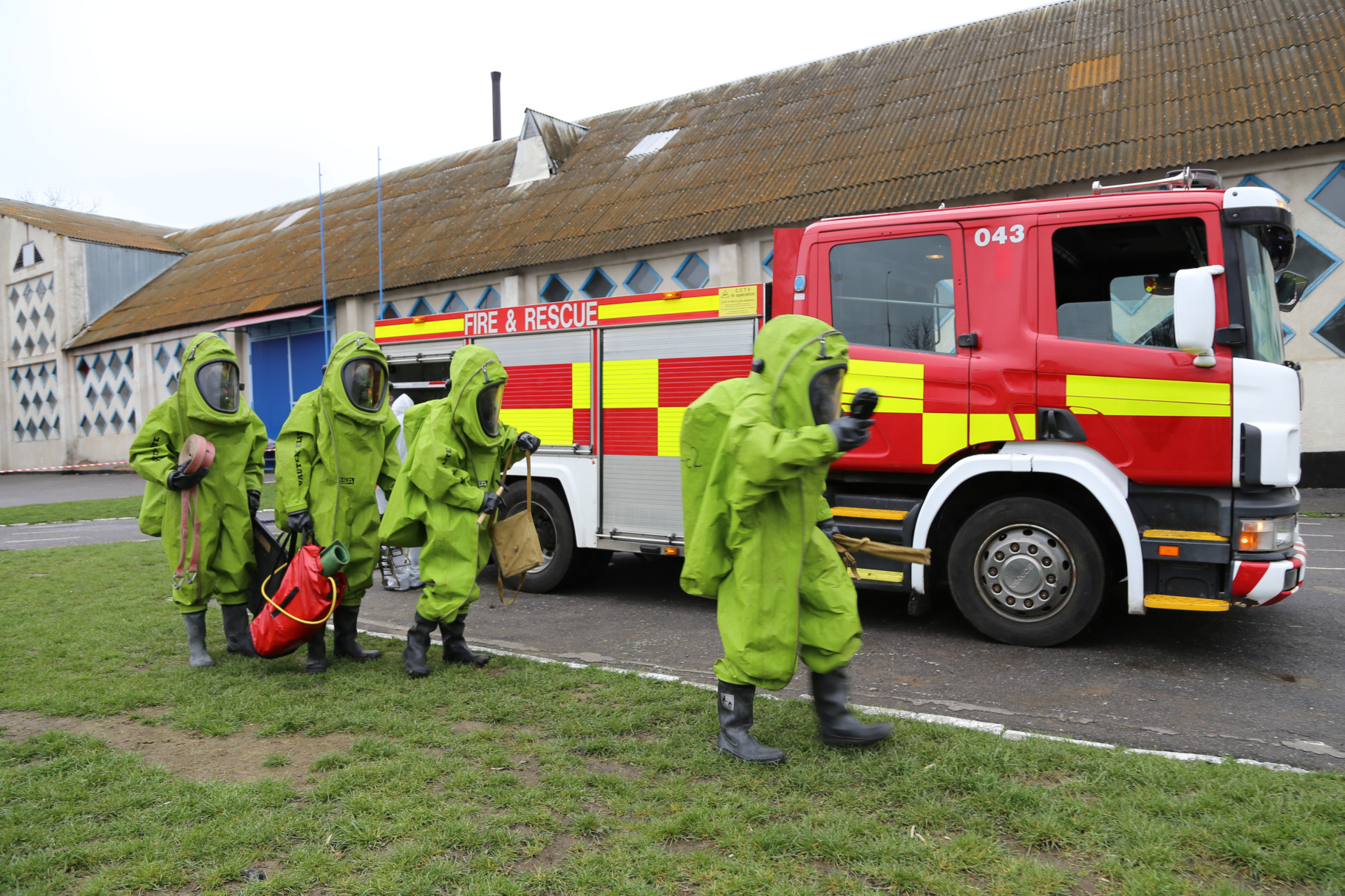 Навчання з організації аварійно-рятувальних робіт при аварії на хімічно-небезпечних об'єктах