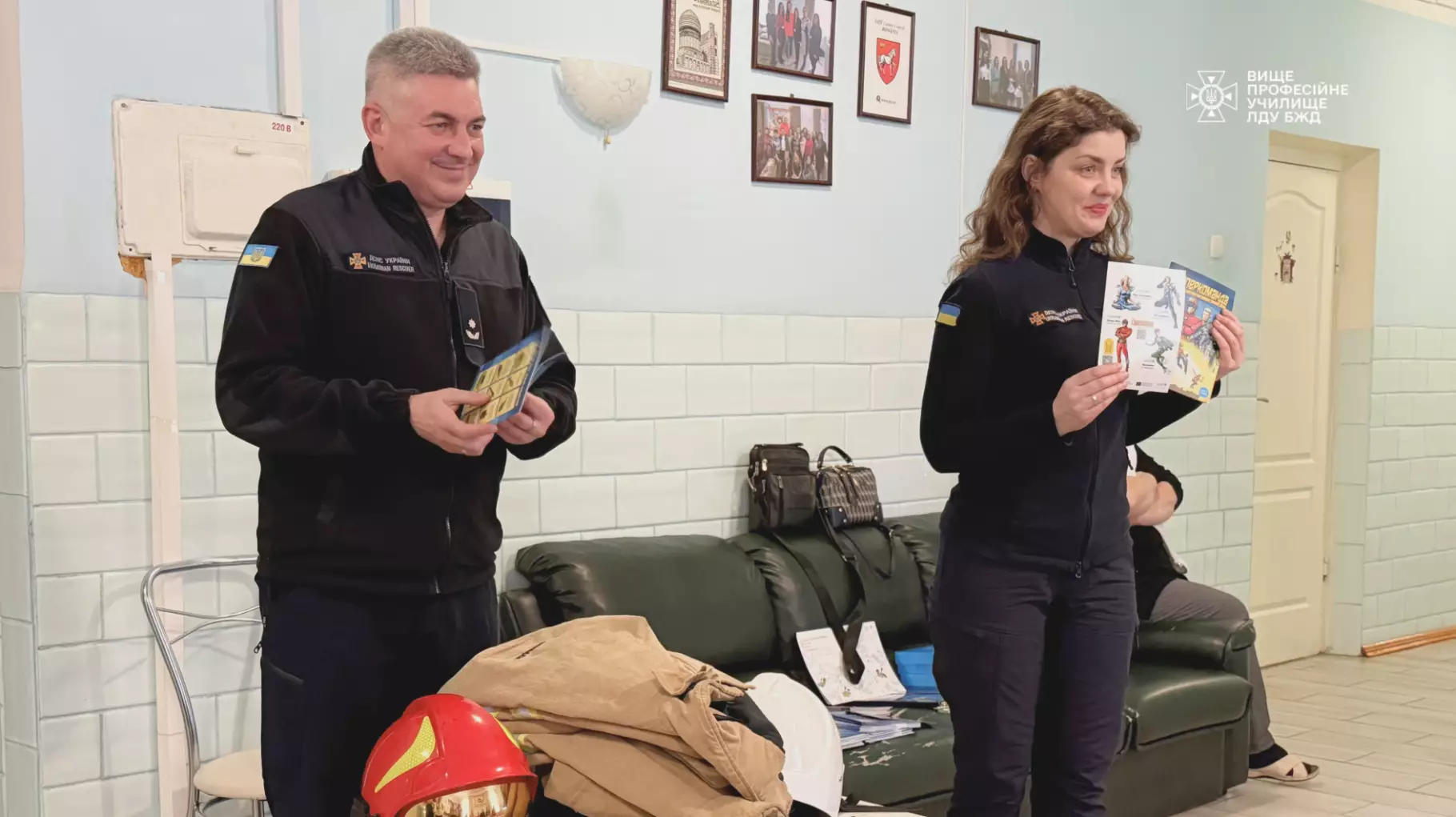 Заняття з мінної безпеки для мешканців «Обласного соціального хабу»